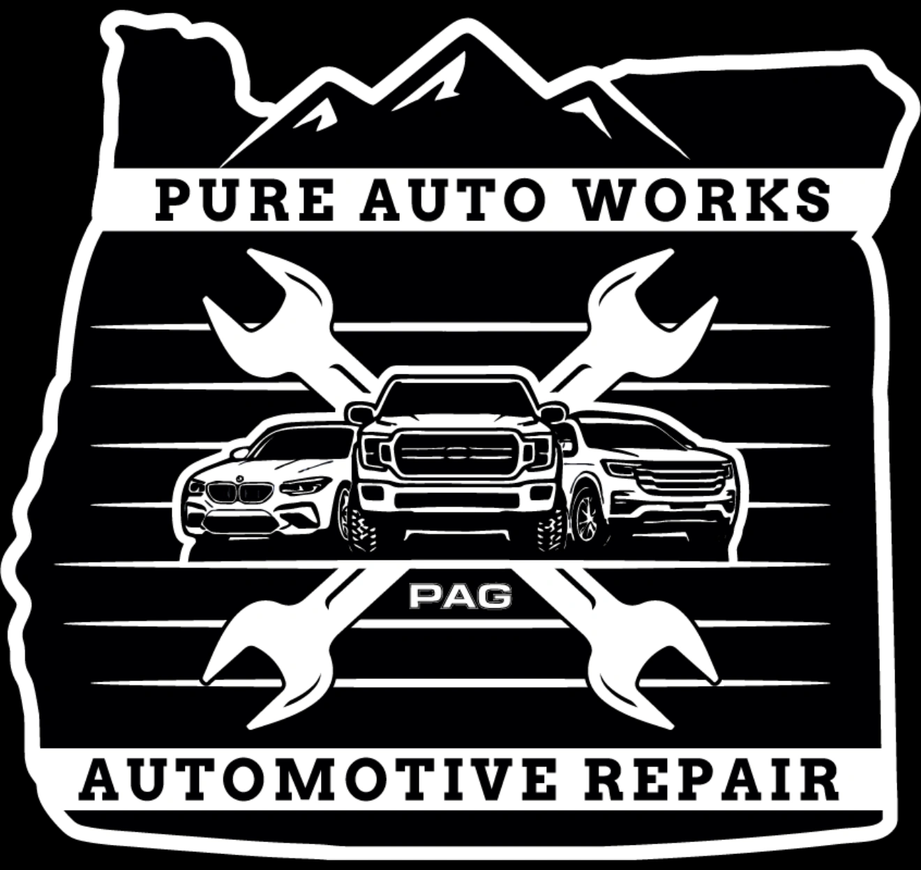 Modeling Service Logo Porsche Repair in Bend OR | Pure Auto Works