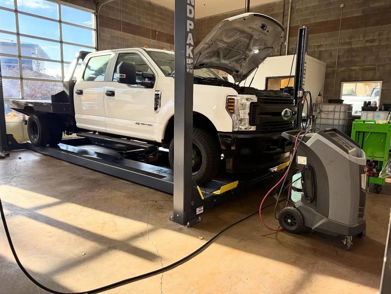 Commercial fleet truck at Pure Auto Works